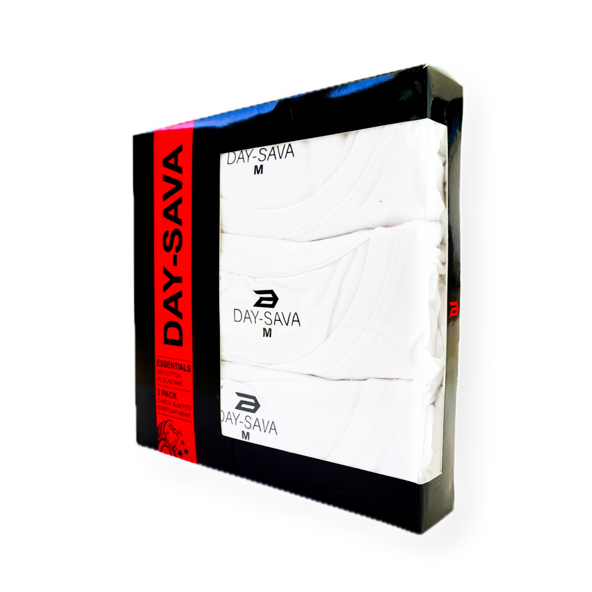 SLIM FIT TSHIRTS WHITE (3 PACK)