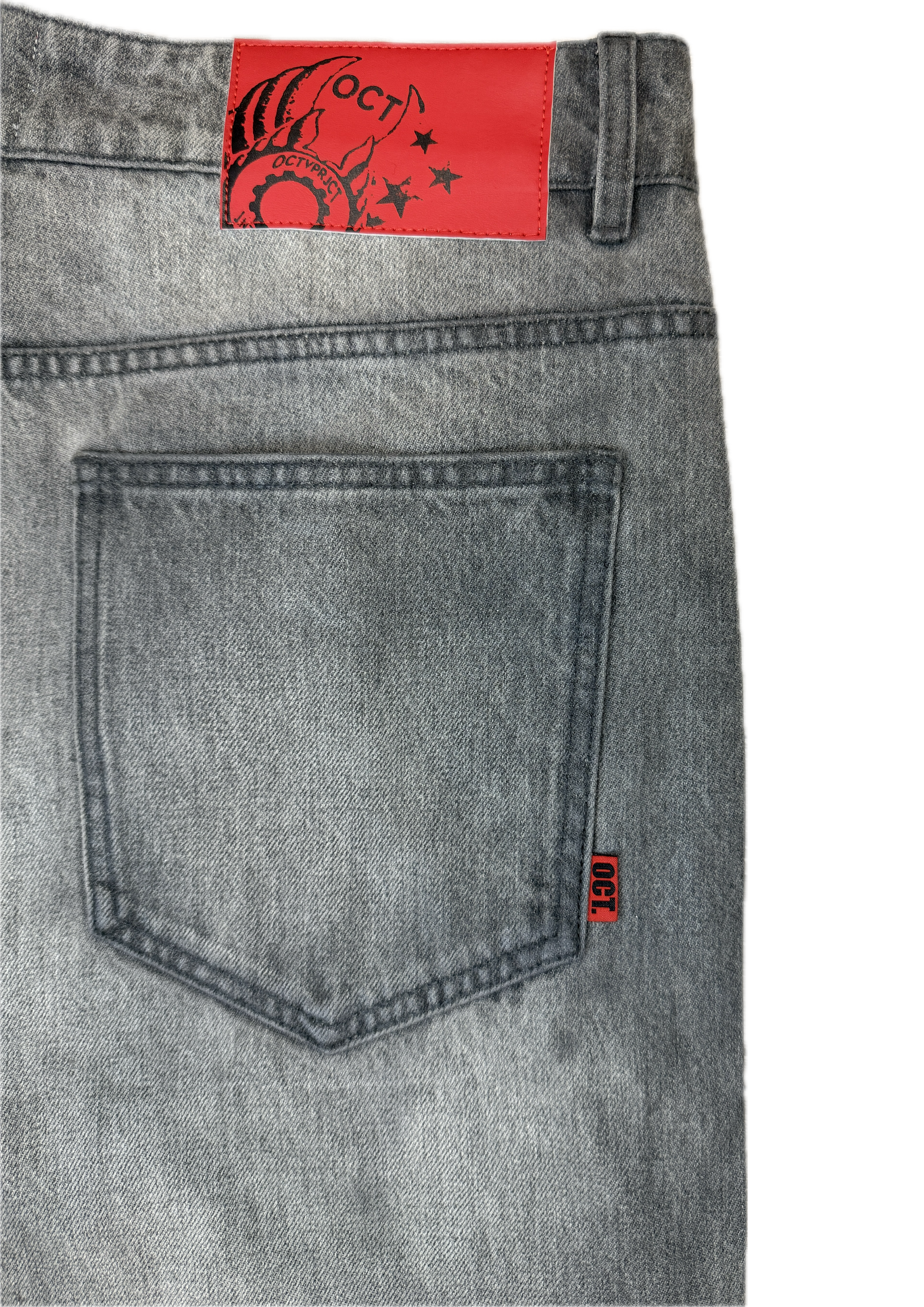 WAXED DENIM GREY