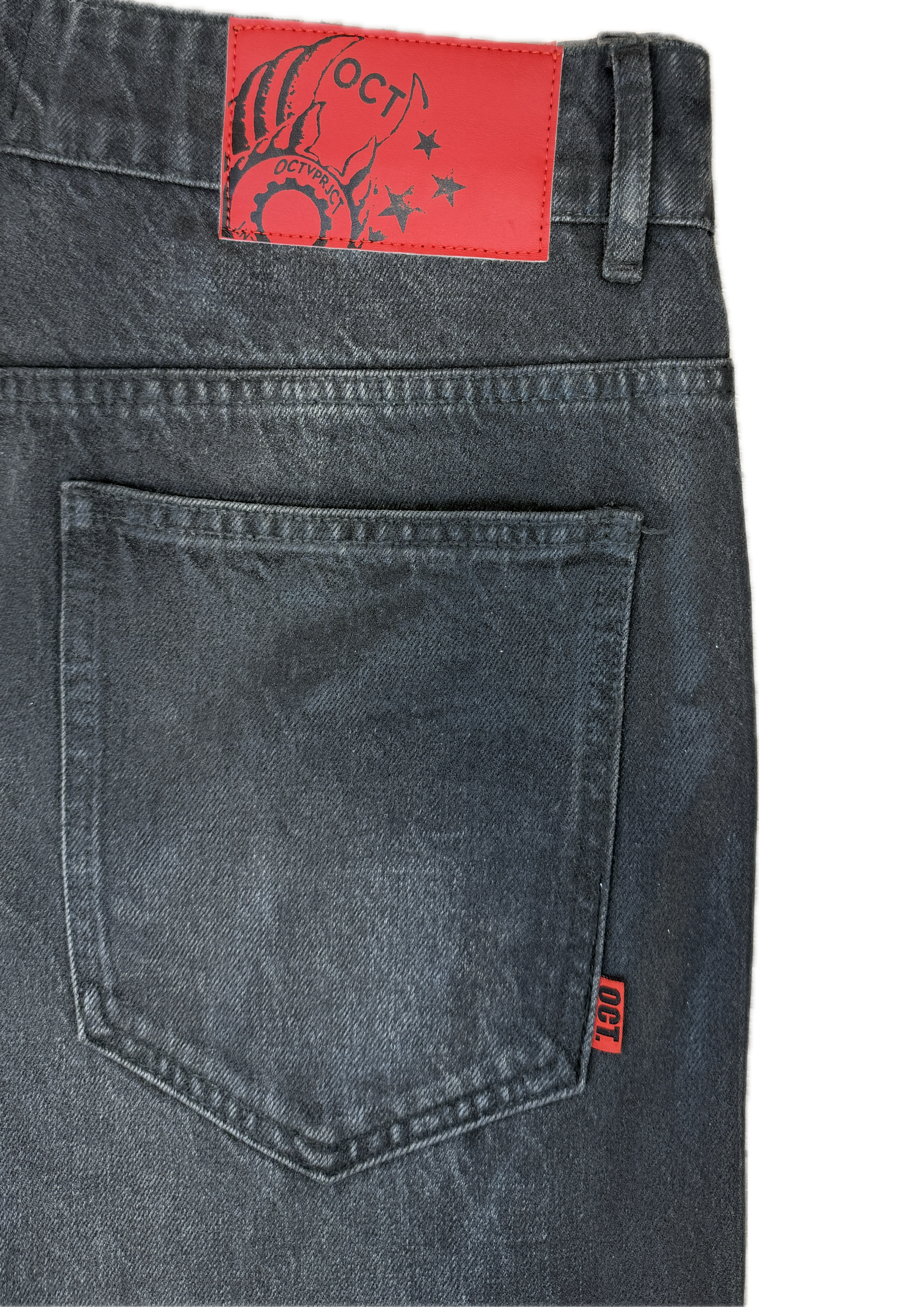 WAXED DENIM BLACK