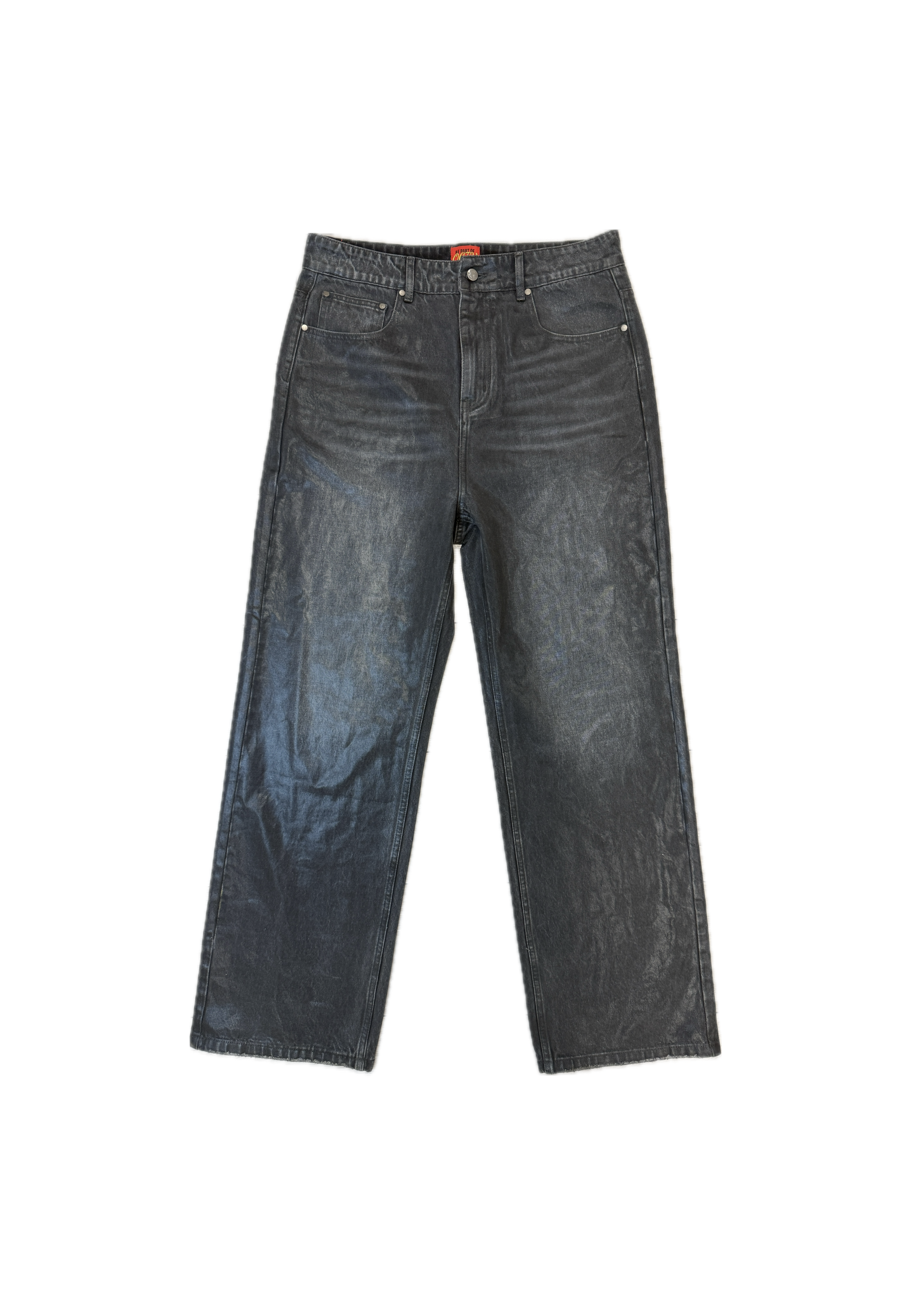WAXED DENIM BLACK