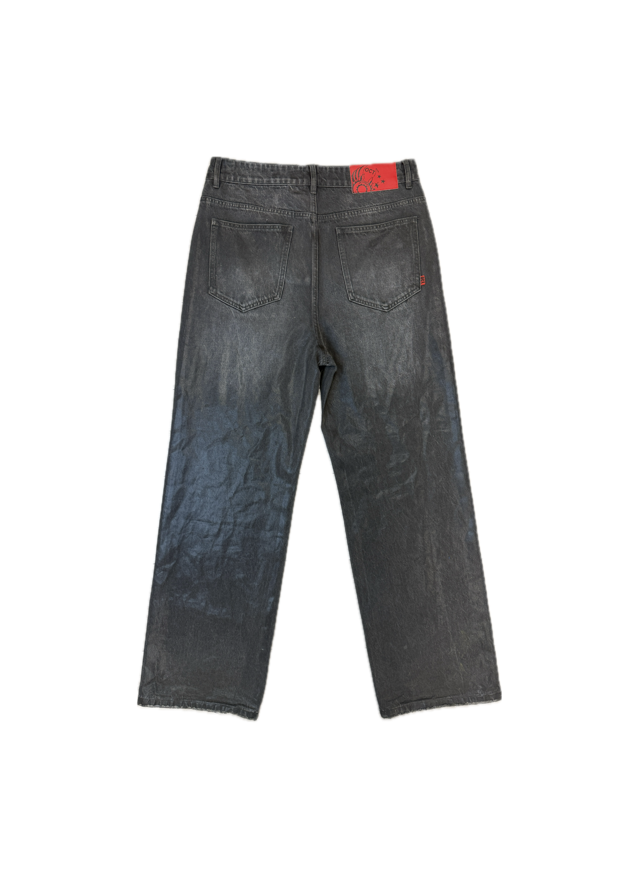 WAXED DENIM BLACK